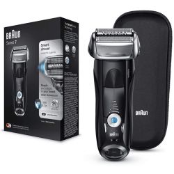 BRAUN SHAVER 7842S BLK SILV BOX EURO