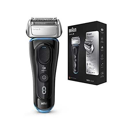 BRAUN SHAVER 8325S BLK/BLUE BOX EURO